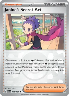 Janine's Secret Art Poke ball Holo 112